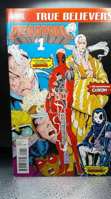 True Believers: Deadpool #1 Marvel Comics 2016 New Mutants #98 1St Appearance
