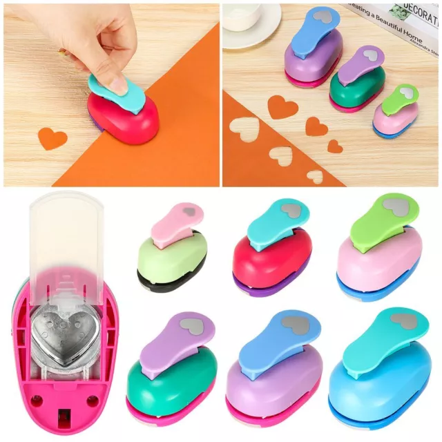 HANDMADE PAPER SHAPER Cutter Embossing Heart-shaped Hole Punch Cards Making  $9.23 - PicClick AU