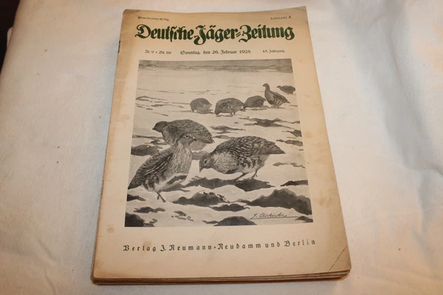 PERIÓDICO ALEMÁN CAZADOR 1928 CUADERNO No 9