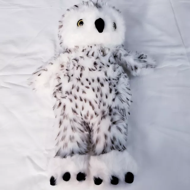 Build a Bear Spotted Snowy Owl Harry Potter Stuffed Animal Plush Rotates  Head