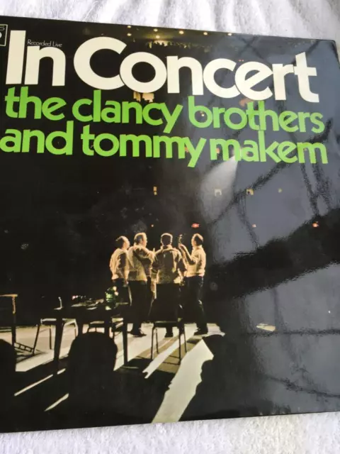 Used VINYL LP, CLANCY BROS & TOMMY MAKEM IN CONCERT,ON CBS RECORDS, play  tested