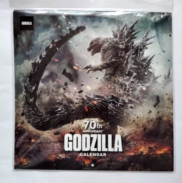 GODZILLA 70TH ANNIVERSARY 2024 Wall Calendar Godzilla 1.0 Movie