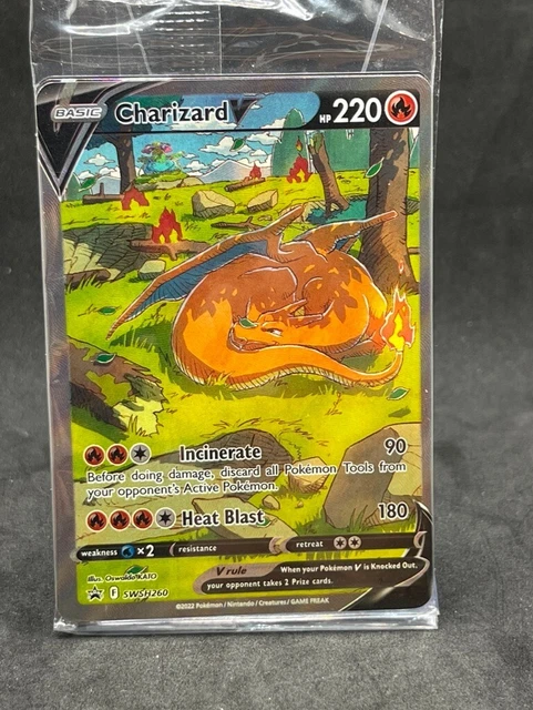 POKEMON SEALED CHARIZARD UPC Promo V Vstar Vmax SWSH260 SWSH261 ...