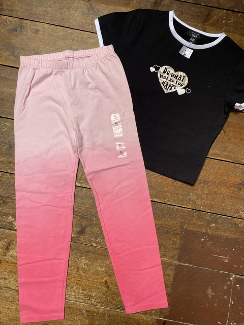 Girls Bundle Age 12-13 Years New Look Tshirt Gap Leggings New With Tags