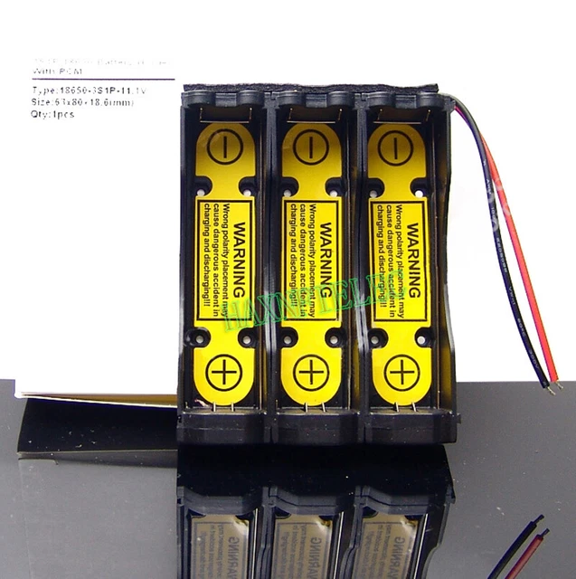 Support De Batterie 12V Pour 8 Piles AA - Avec Connecteur DC 5,5x2,1 Mm