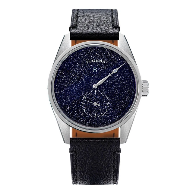 Montre Automatique Militaire MWC Aeschbach WW2 - Boîtier Acier Noir 36,5mm, Bracelet Cuir, étanche 100m