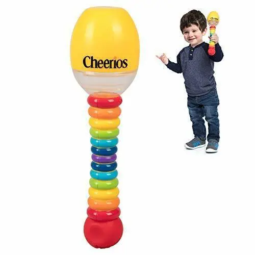 Cheerios Maraca Shake 'N Snack Baby Snack Food Container- Toddler Spill Proof