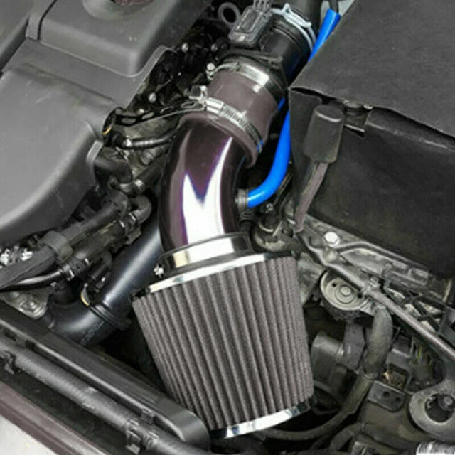 COLD AIR INTAKE Filter Pipe Induction Power Flow Hose System Car