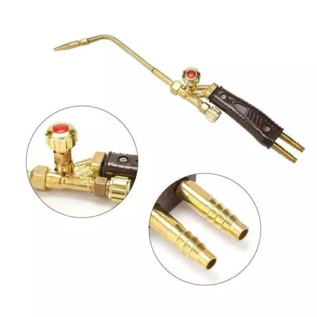 Welding torch oxygen propane acetylene oxyfuel gas burner tool 39cm