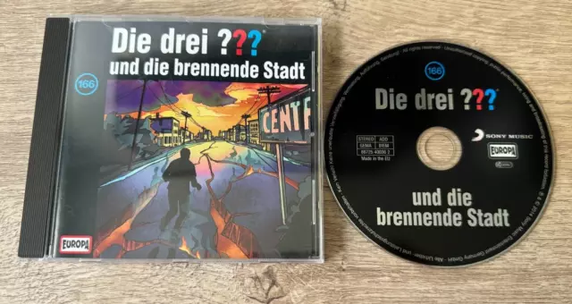 Die Drei ??? Fragezeichen ● Folge 166: Und die brennende Stadt ● Hörspiel CD