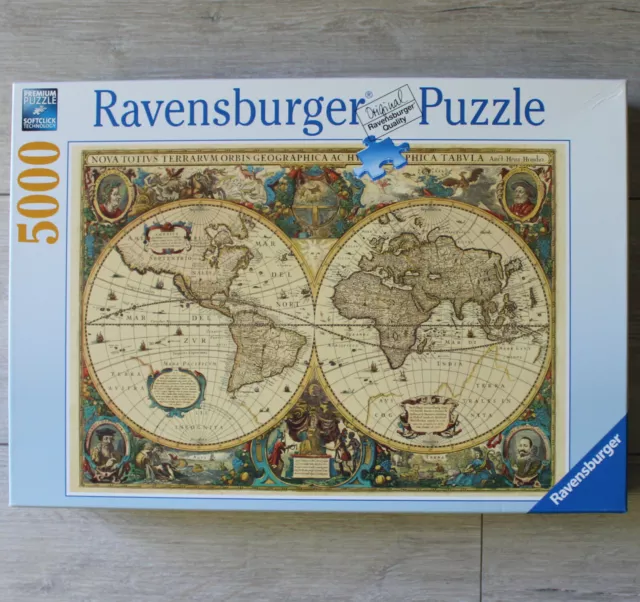 Ravensburger - Puzzles adultes - Puzzle 5000 pièces - Mappemonde