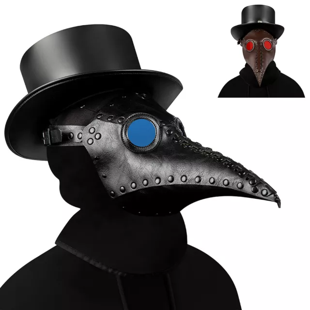 Schnabelmaske Gothic Pestmaske Rabenmaske Cosplay Steampunk Pest Schnabel Masken