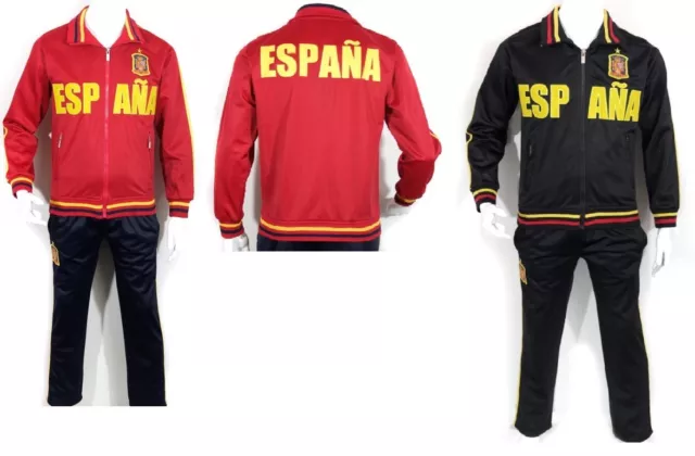 Bambini Tuta per Jogging Allenamento Palestra Sport Pantaloni Giacca Set Spagna