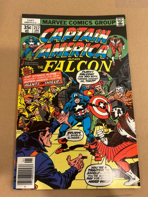 Captain America 217 1st Quasar Marvel Boy VF #C4B16