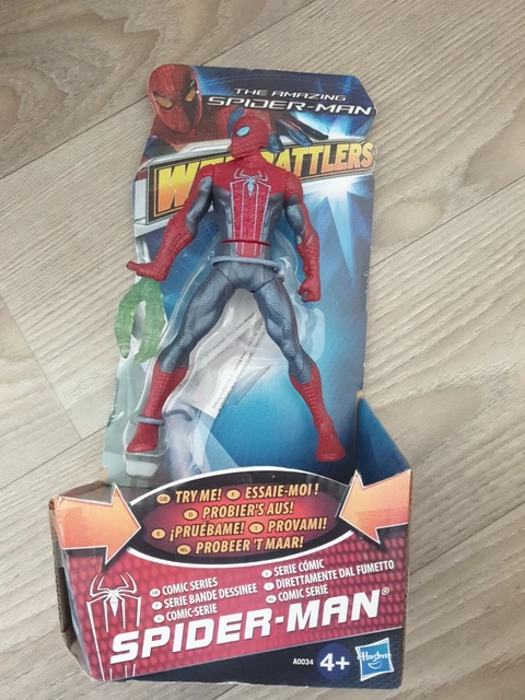 Lot - 2011 The Amazing Spider-Man Web Battlers Smash Saw Spider-Man NEW IN BOX
