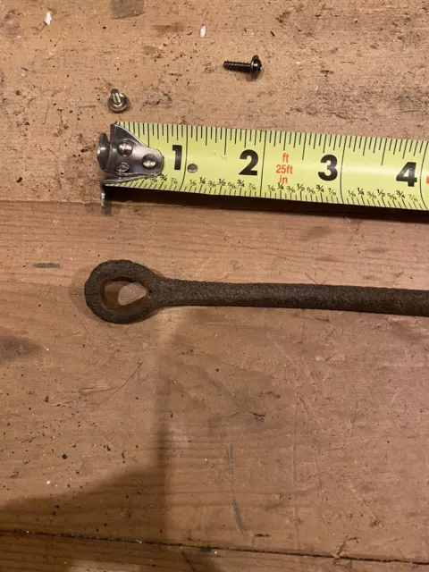 Antique Wrought Iron Latch Hook Gate Barn Shed Door 10" 4