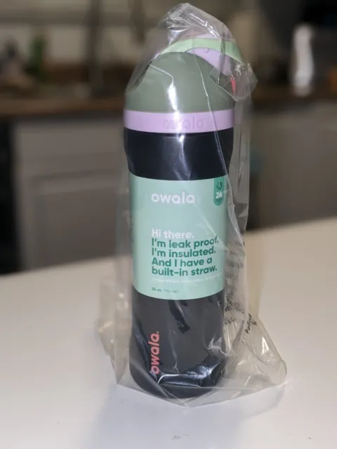 2PCS Silicone Water Bottle Boot for Owala 24 Oz, Alwenid Anti-Slip