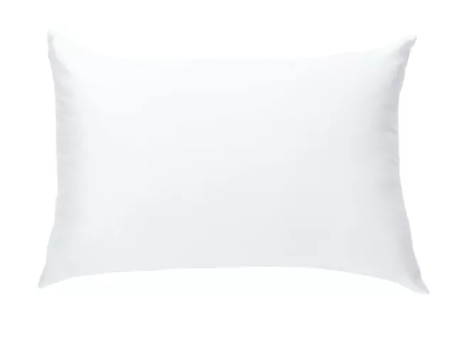 1x PURE WHITE Both Sides 100% Mulberry Silk Pillowcase Pair 22 Momme RRP$80