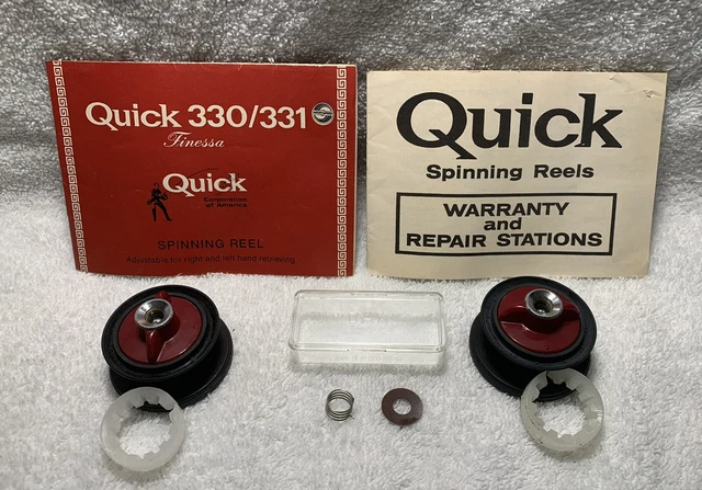 DAM Quick 330/331 Spare Spools, Arbors, Bail Spring, Washer, Owners Manual DAM Quick 330/331 Spare Spools, Arbors, Bail Spring, Washer, Owners Manual