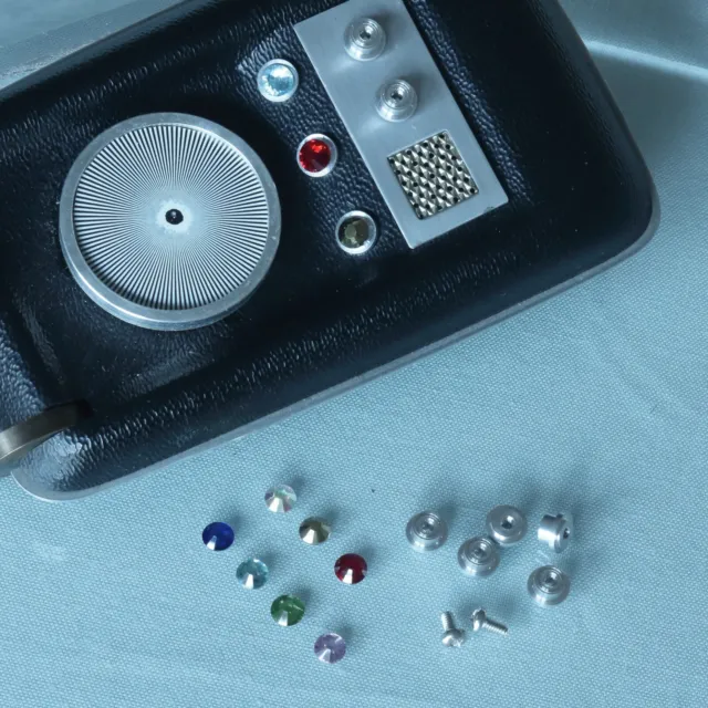 Star Trek Communicator Parts Kit, K7, 5 Metal T-Jets, 7 Crystals 3