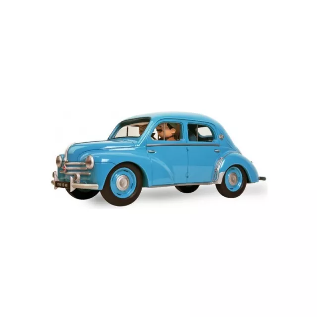 Aroutcheff Tillieux Gil Jourdan - Renault 4CV  1958 bleue