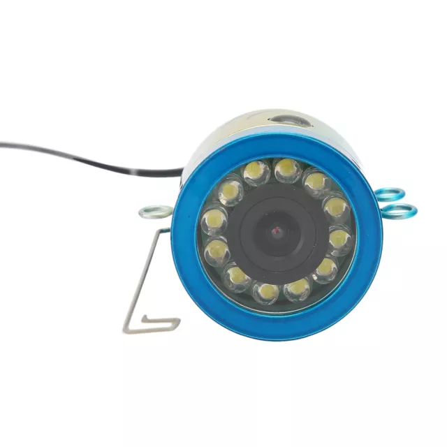 (EU Plug 30m/98.4ft)7 Inch Portable Underwater Fishing Camera LED White
