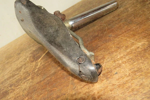 Selle Vélo Vintage Brooks Lycett Swallow L15 Avec Tige De Selle 26mm