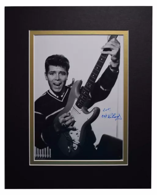 Cliff Richard Signed Autograph 10x8 photo display Music Memorabilia AFTAL COA