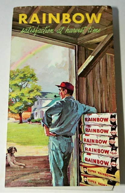 1963/64 Rainbow Fertilizers Farmers Advertising Note Pad & Calendar NOS Unused