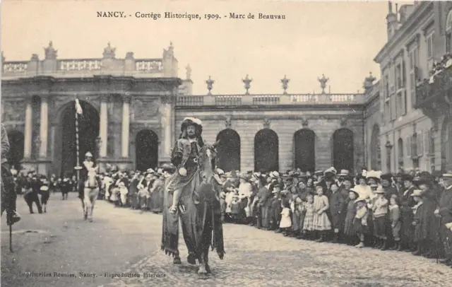 Cpa 54 Nancy Cortege Historique 1909 Marc De Beauvau