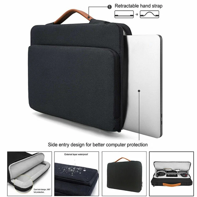 Soft Laptop Sleeve Case Bag Handbag For 13.3inch MacBook Pro Air HP Dell Lenovo