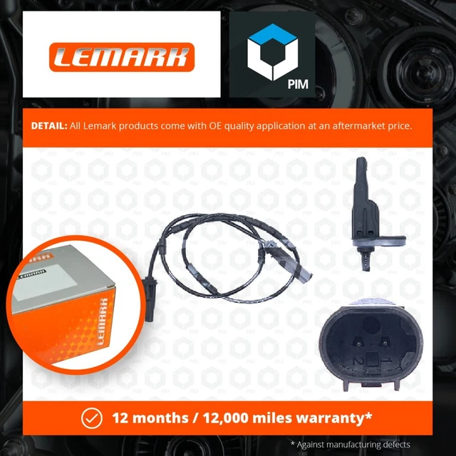 ABS SENSOR FITS BMW 328 2.0 Rear 11 to 18 Wheel Speed Lemark