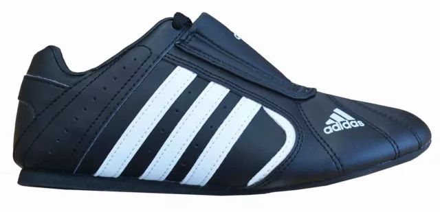 Adidas Adi SM 3 Taekwondo Shoes Adult Martial Arts Trainers Black Slip On Shoes