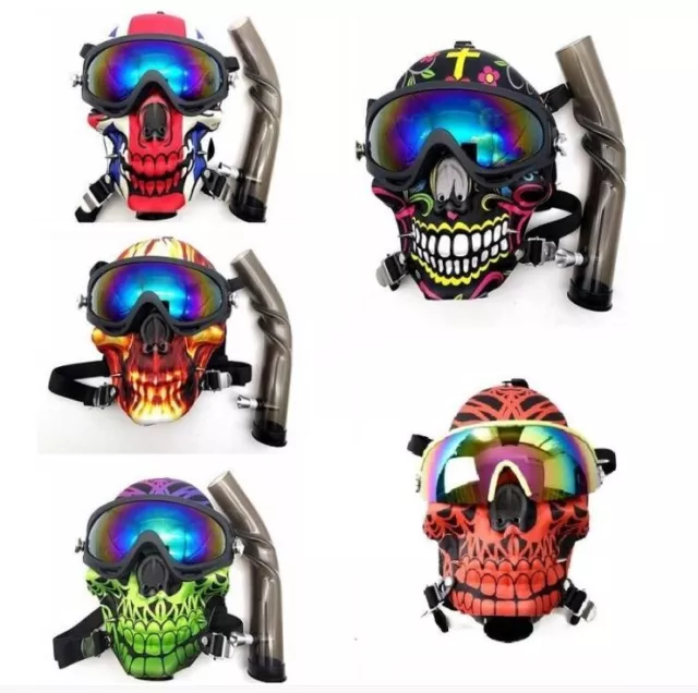 New Gas Mask Bong Tabacco Shisha Smoking Hookah Fancy Dress Party Game Mask