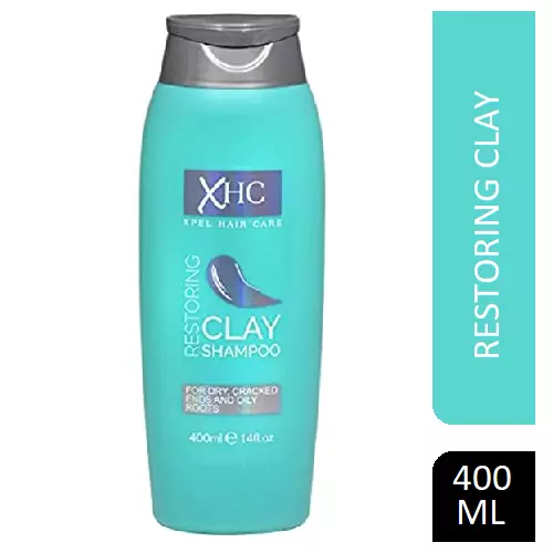 XHC Xpel Hail Care Restoring Clay Shampoo For Dry Cracked Ends &Oily Roots 400ml