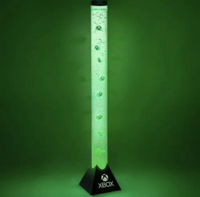 120CM OFFICIAL XBOX XL Icon Flow Lava Lamp Light Up XBox Logo Icons £35