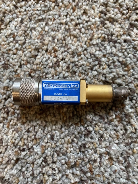 Micronetics Waveguide Noise Filter Standard NSA 106 28V 15.5dB
