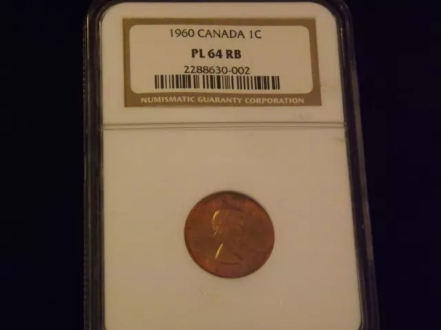 1960     1 C     Canada              NGC   PL 64 RB