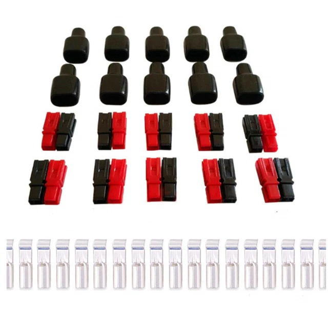 Car Battery Power Connector Quick Connect Battery Modular W/Sleeve Covers Kit