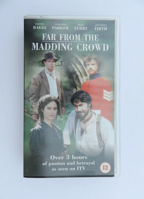 FAR FROM THE Madding Crowd (VHS, 1997, 2 - Tape Set) New! EUR 9,21
