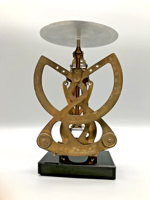 Alte Antike Waage Columbus Briefwaage Feinwaage Jugendstil D.r.p 25487 Vintage