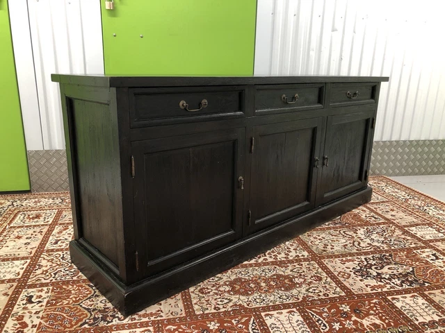 Lombok rustic solid teak 3 door 3 draw sideboard