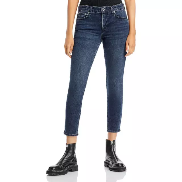 Rag & Bone Womens Cate Denim Dark Wash Mid rise Skinny Jeans BHFO 6252