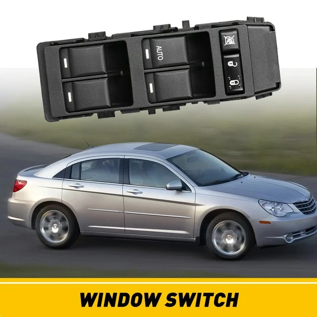 Black Master Power Window Switch Left Side for Chrysler Dodge Jeep OXILAM EAN