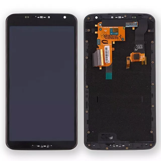 Display Full LCD Komplett mit Rahmen für Motorola Google Nexus 6 XT1100 Schwarz