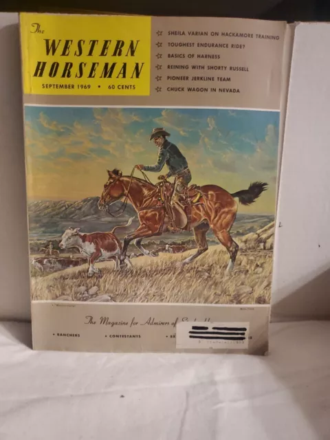 The Western Horseman Magazine September 1969