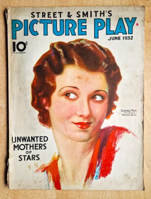 Picture Play Film Magazine June 1932 Sidney Fox Ina Claire Carole Lombard etc