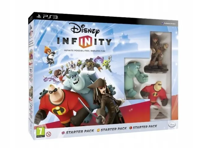 BNIB Disney Infinity 1.0 Starter Pack Set Brand New In Box PS3 Playstation 3