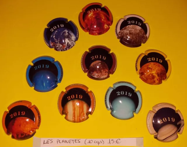 capsules de champagne générique LES PLANETES