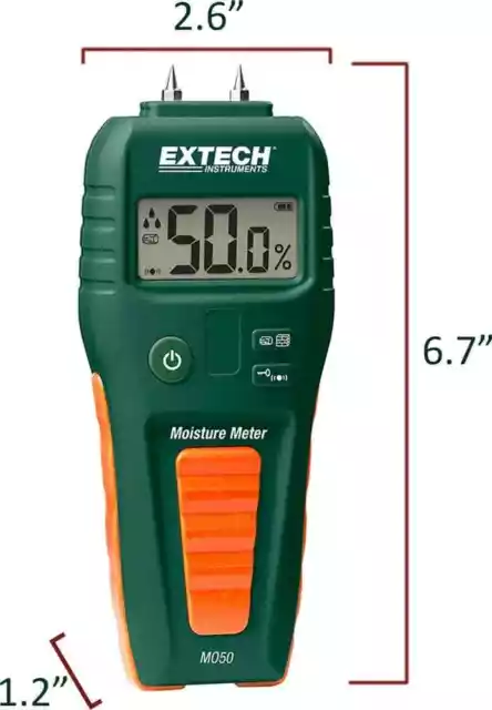 Extech Instruments MO50 Compact Pin Moisture Meter